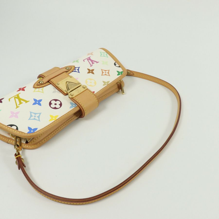 LOUIS VUITTON Monogram Multicolor Shirley肩背袋-7