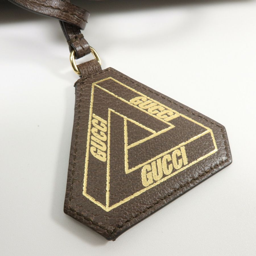 GUCCI 塗層帆布Gucci X Palace Medium Tote手挽袋-7