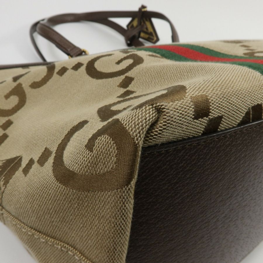 GUCCI 塗層帆布Gucci X Palace Medium Tote手挽袋-13