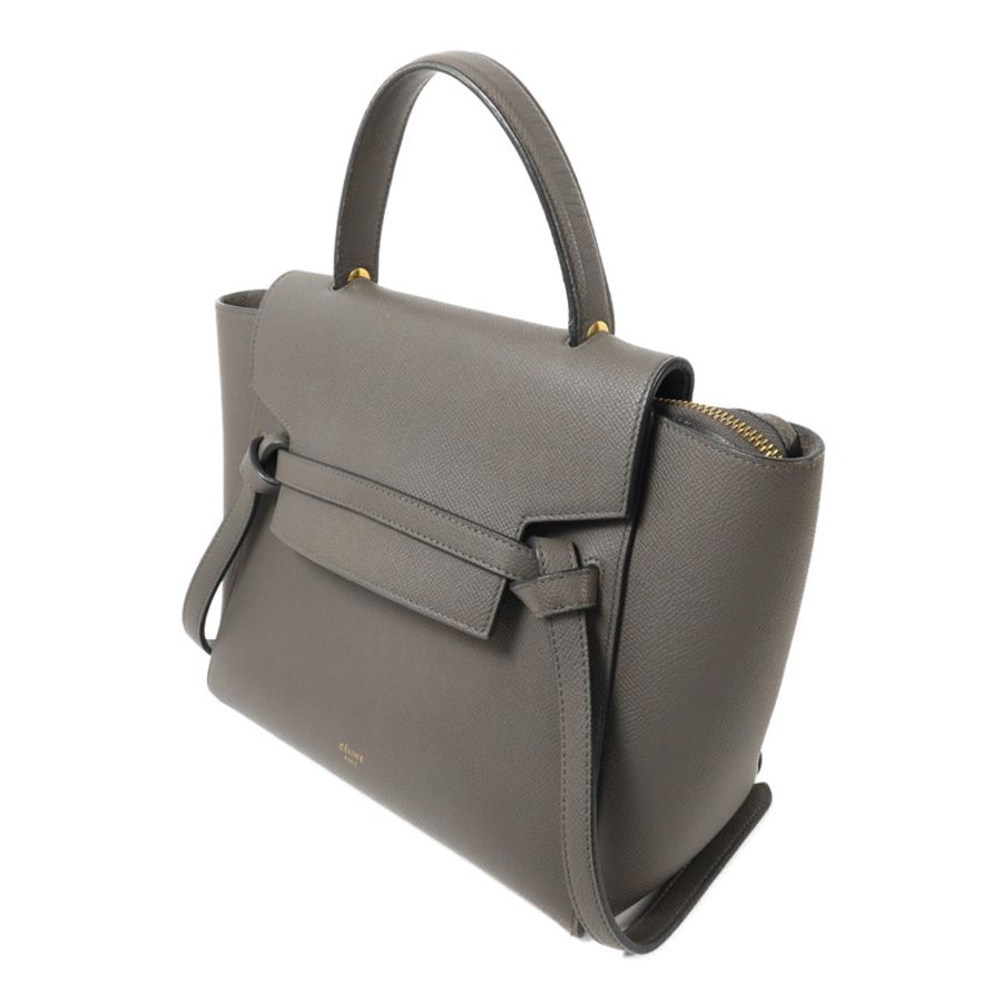 CELINE 牛皮皮革Micro Belt Bag手挽肩背兩用袋-2