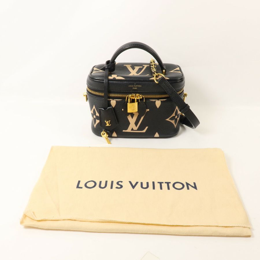 LOUIS VUITTON Monogram Empreinte Vanity PM鏈帶手挽肩背兩用袋-8