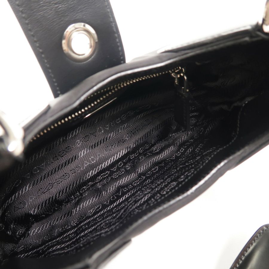 PRADA 尼龍Moon Bag Re-Edition 2002手挽肩背兩用袋-4