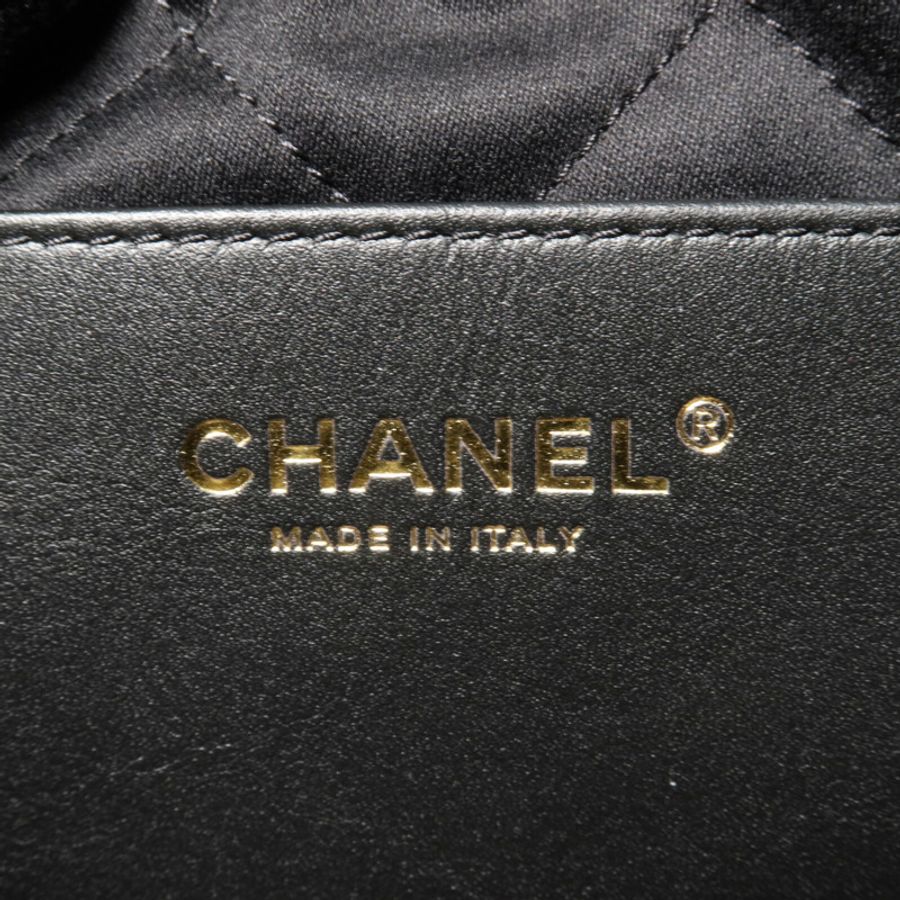 CHANEL 牛皮皮革Chanel 22 Mini鏈帶肩背袋-5