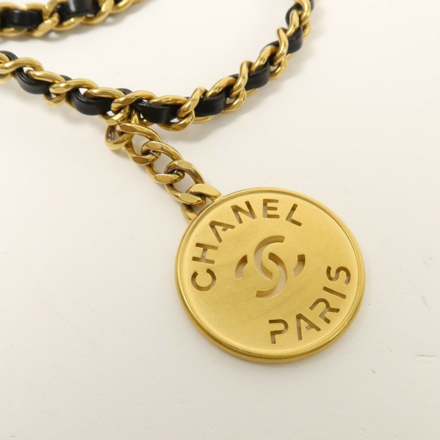 CHANEL 牛皮皮革Chanel 22 Mini鏈帶肩背袋-9