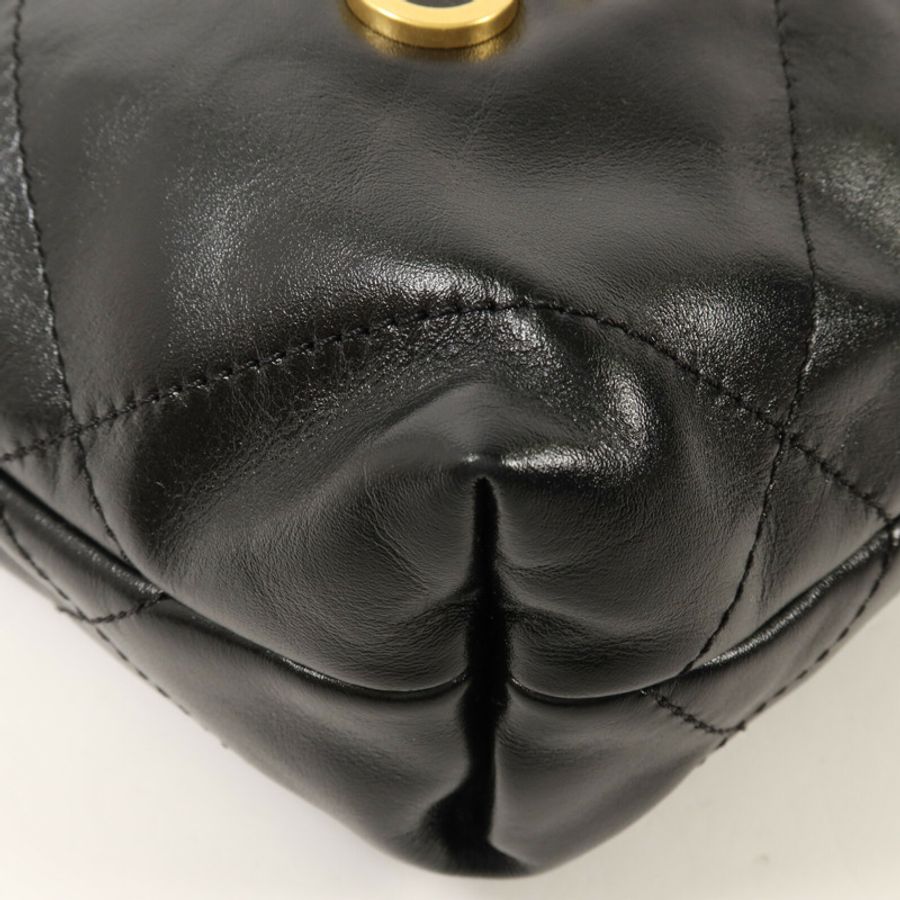 CHANEL 牛皮皮革Chanel 22 Mini鏈帶肩背袋-11