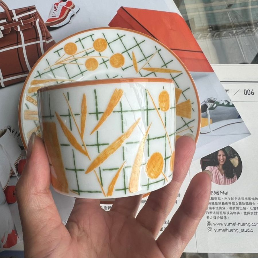 ::Hermès:: 花園漫步A Walk in the Garden 系列茶杯與茶碟組 A Walk in the Garden tea cup and saucer-5
