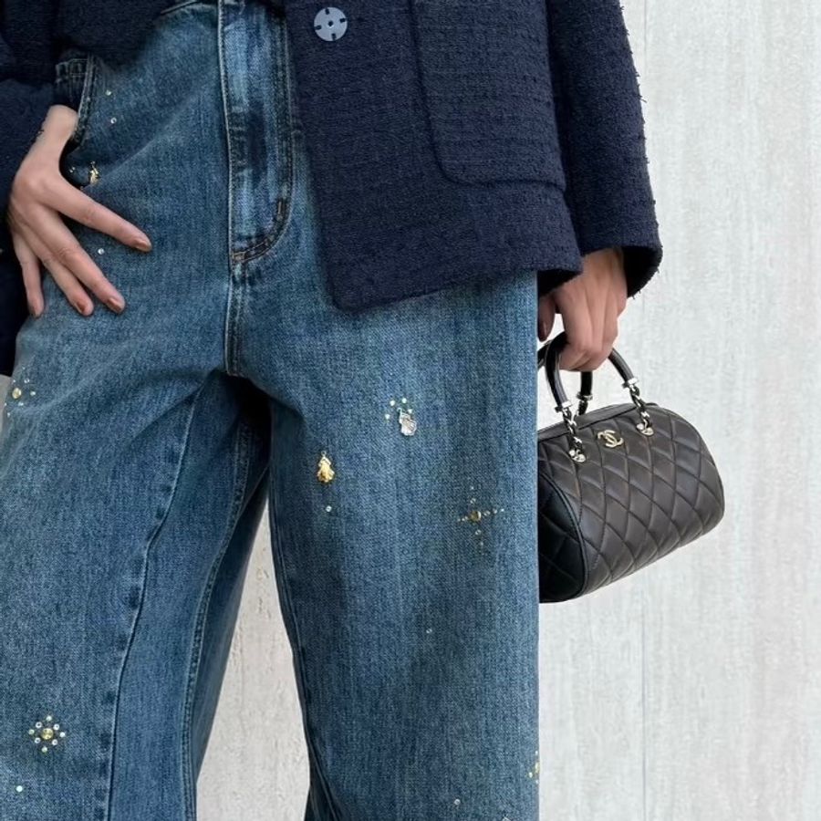 CHANEL香奈兒黑金25C保齡球斜挎包芯片款閒置全配🈶購證-25