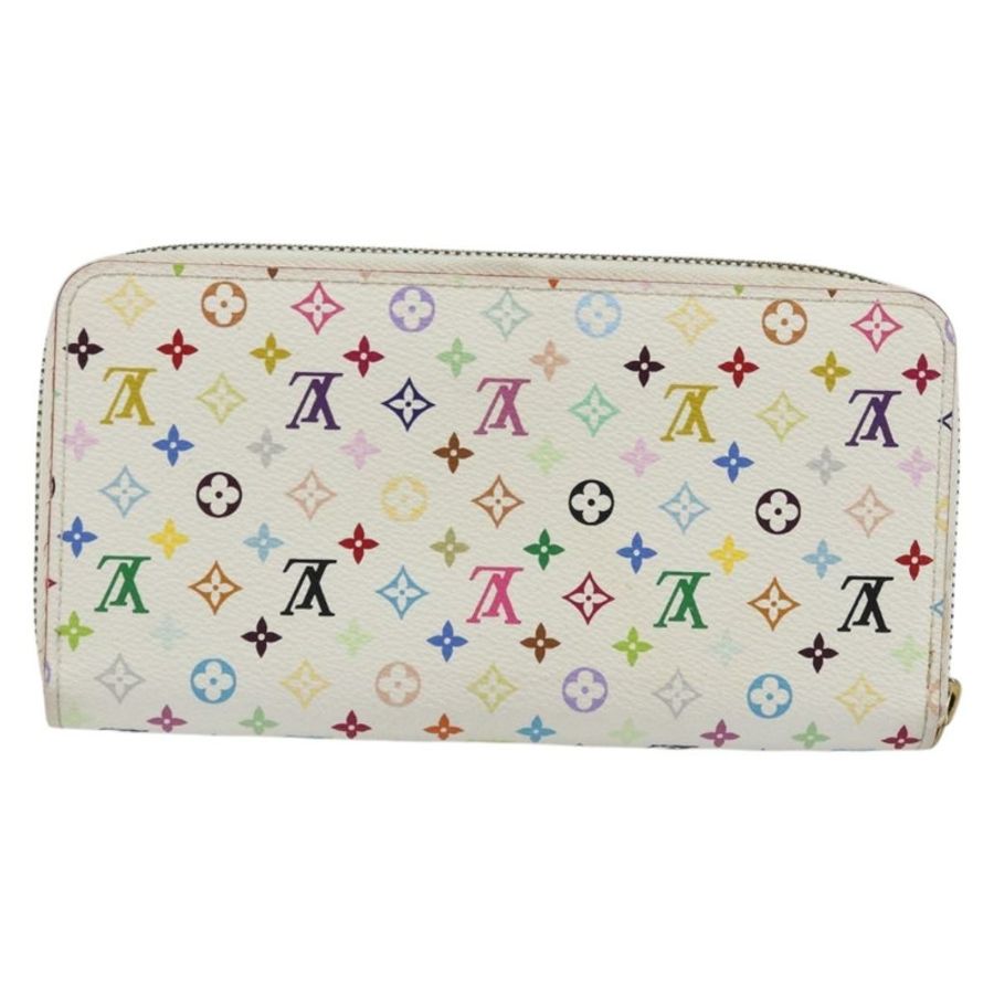 【日本直送】路易威登 Monogram Multicolor Zippy 皮夾 白色 M60241 LV 正品 178601A-1
