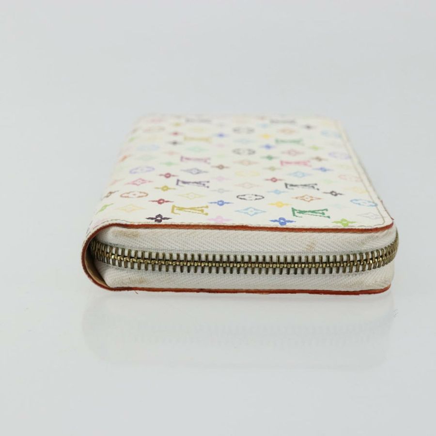 【日本直送】路易威登 Monogram Multicolor Zippy 皮夾 白色 M60241 LV 正品 178601A-2