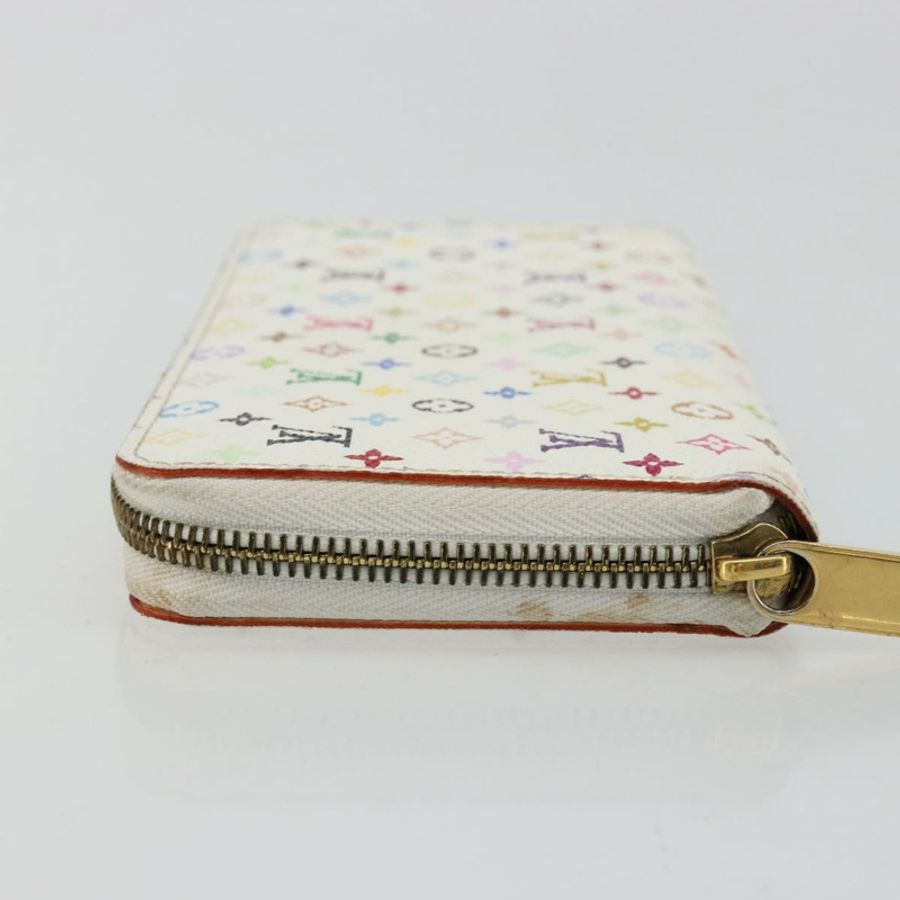 【日本直送】路易威登 Monogram Multicolor Zippy 皮夾 白色 M60241 LV 正品 178601A-3