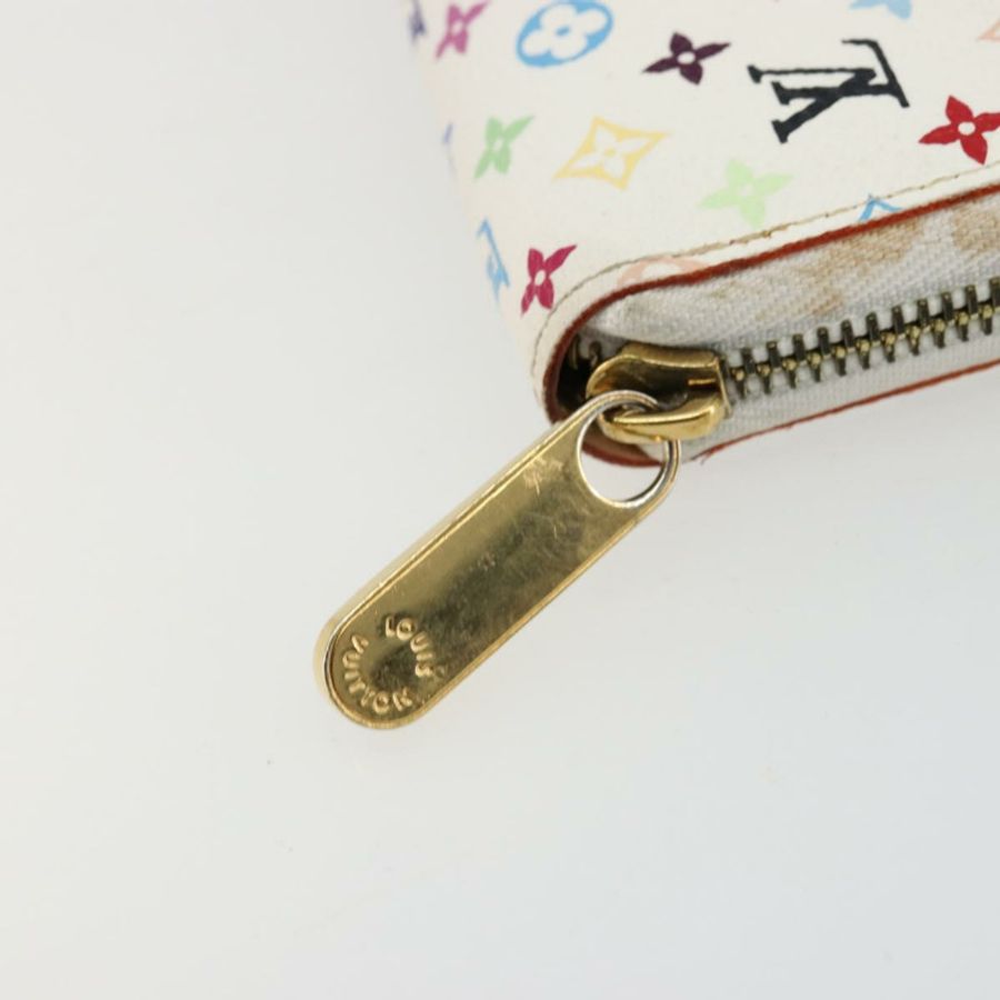 【日本直送】路易威登 Monogram Multicolor Zippy 皮夾 白色 M60241 LV 正品 178601A-6