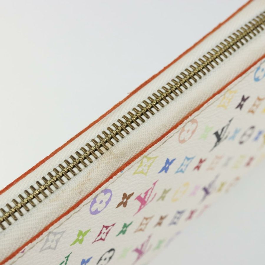 【日本直送】路易威登 Monogram Multicolor Zippy 皮夾 白色 M60241 LV 正品 178601A-7