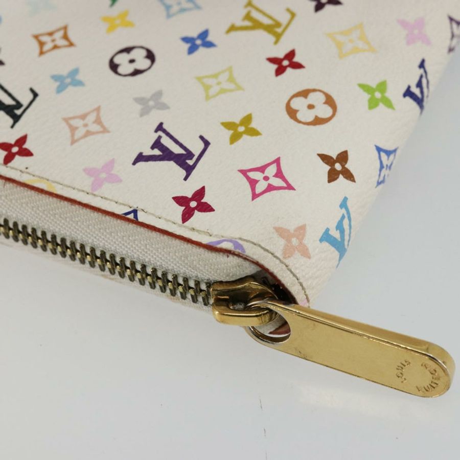 【日本直送】路易威登 Monogram Multicolor Zippy 皮夾 白色 M60241 LV 正品 178601A-14