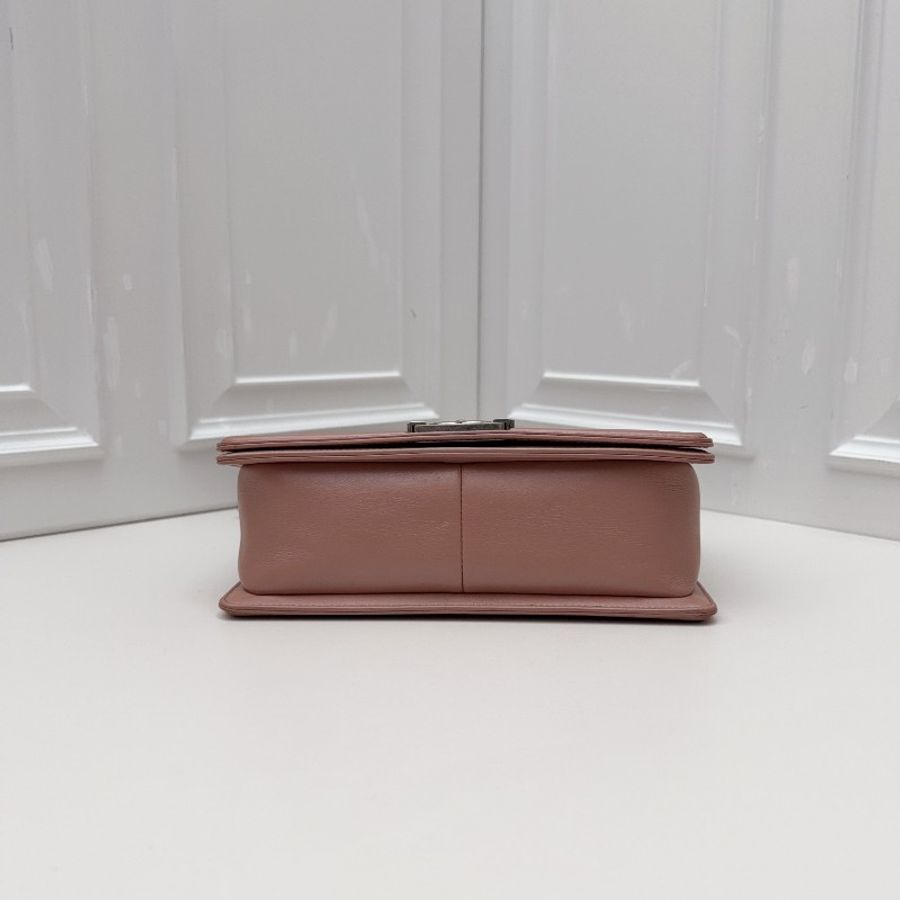 Chanel Leboy橡皮粉鏈條包中號25cm-4
