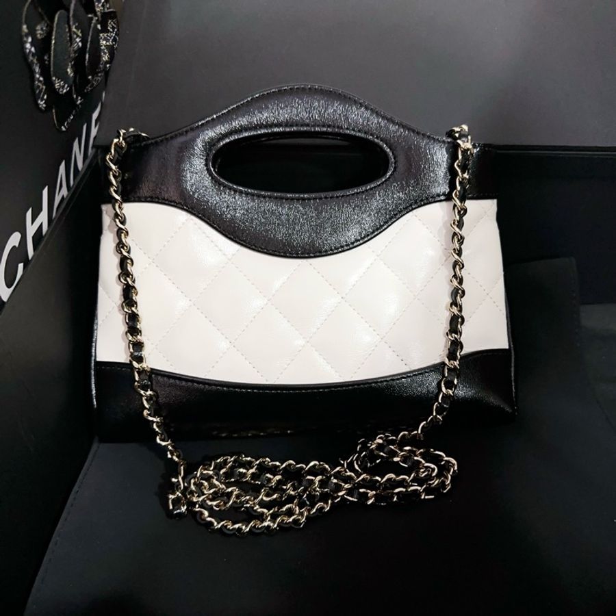 Chanel 香奈兒 黑白31bag nano 手提包斜挎包 新芯片-1
