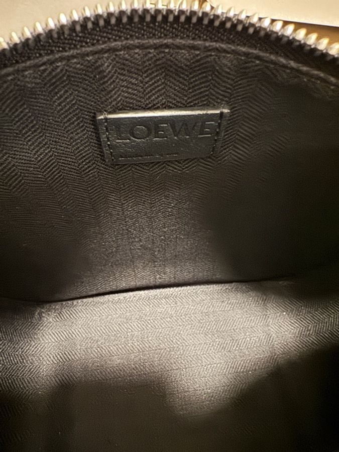LOEWE Mini Hammock Hobo black 迷你 小牛皮 肩背包 腋下包 吊床包 黑色-7