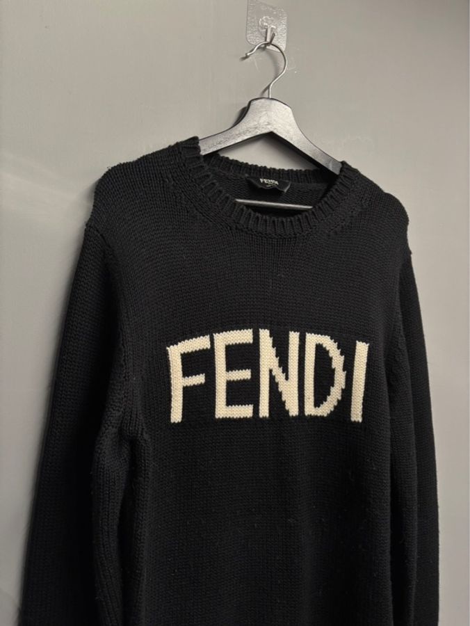 超便宜🌟Fendi Logo針織羊毛毛衣|Classic Trend CT精品|台北東區實體-2