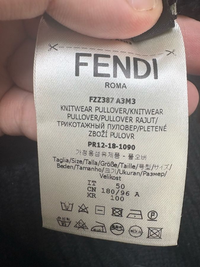 超便宜🌟Fendi Logo針織羊毛毛衣|Classic Trend CT精品|台北東區實體-8