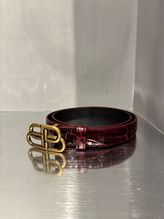 Balenciaga 鱷魚壓紋腰帶|Classic Trend CT精品|台北東區實體-0