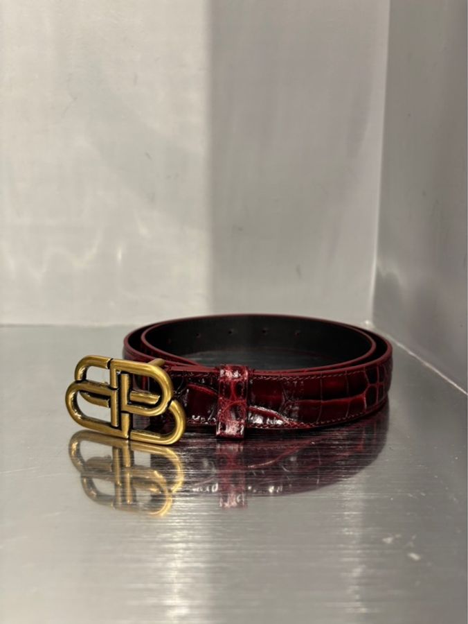 Balenciaga 鱷魚壓紋腰帶|Classic Trend CT精品|台北東區實體-1