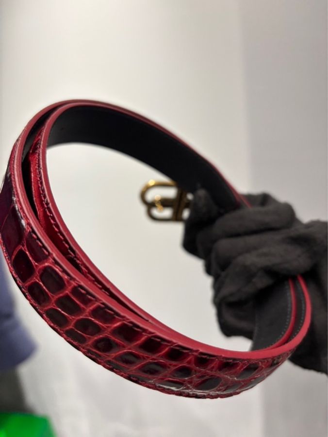 Balenciaga 鱷魚壓紋腰帶|Classic Trend CT精品|台北東區實體-5