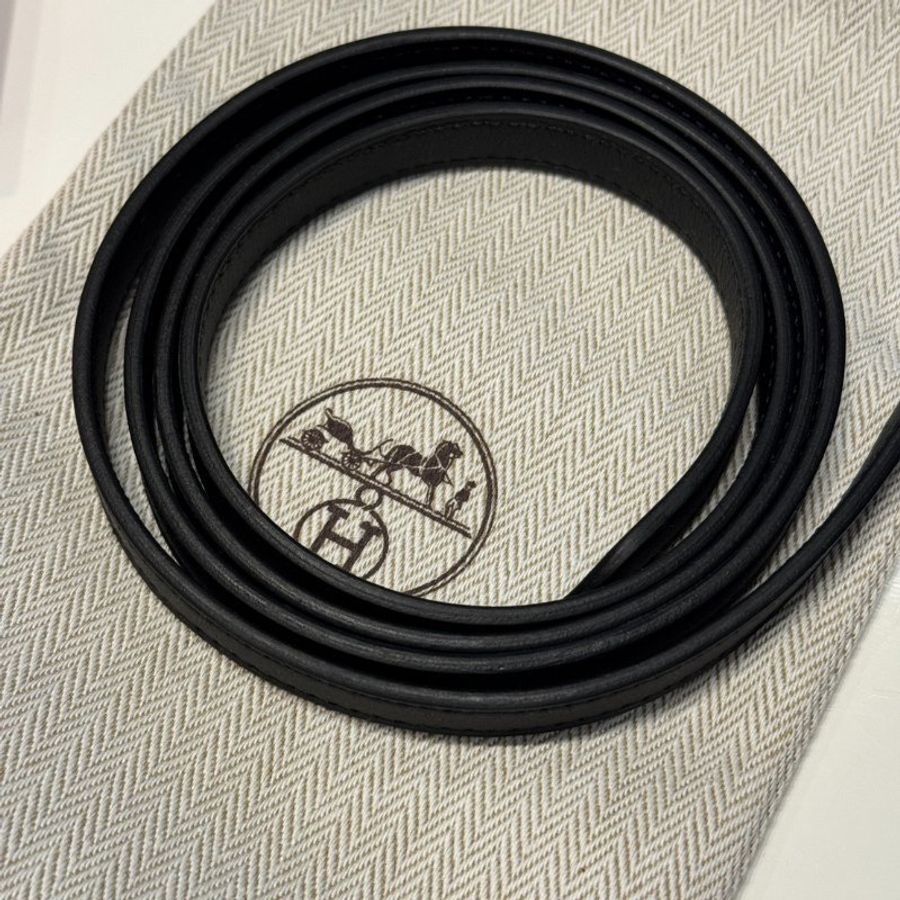 【新品未使用】2026 G刻印 Hermes Halzan mini Swift 黒金-6