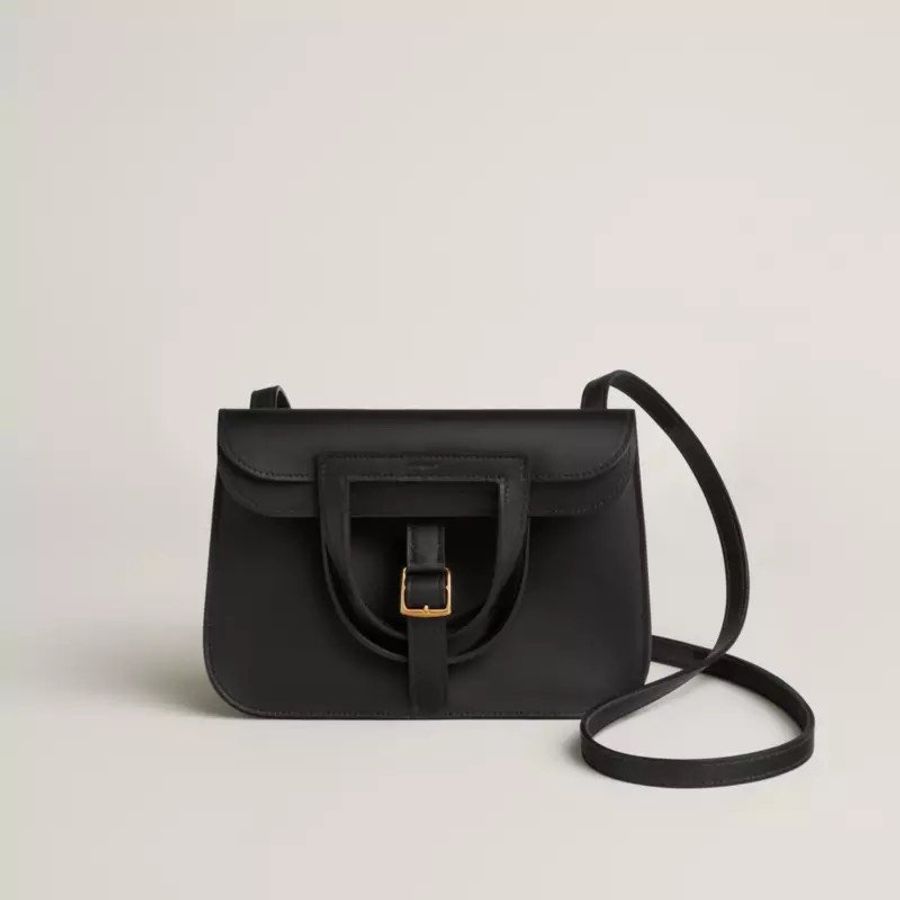 【新品未使用】2026 G刻印 Hermes Halzan mini Swift 黒金-7