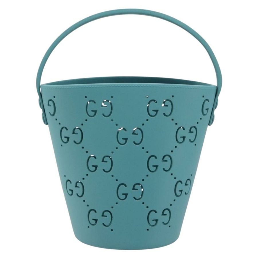 【日本直送】GUCCI 兒童手提包 橡膠材質 藍綠色 723051 正品 185604M-1