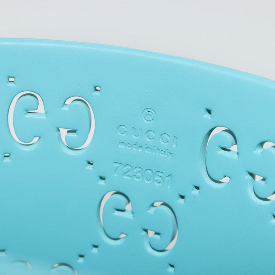 【日本直送】GUCCI 兒童手提包 橡膠材質 藍綠色 723051 正品 185604M-10