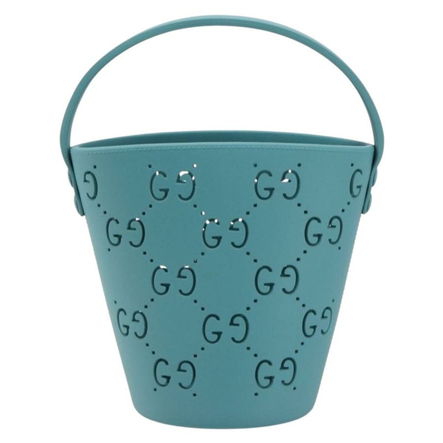 【日本直送】GUCCI 兒童手提包 橡膠材質 藍綠色 723051 正品 185604M-12