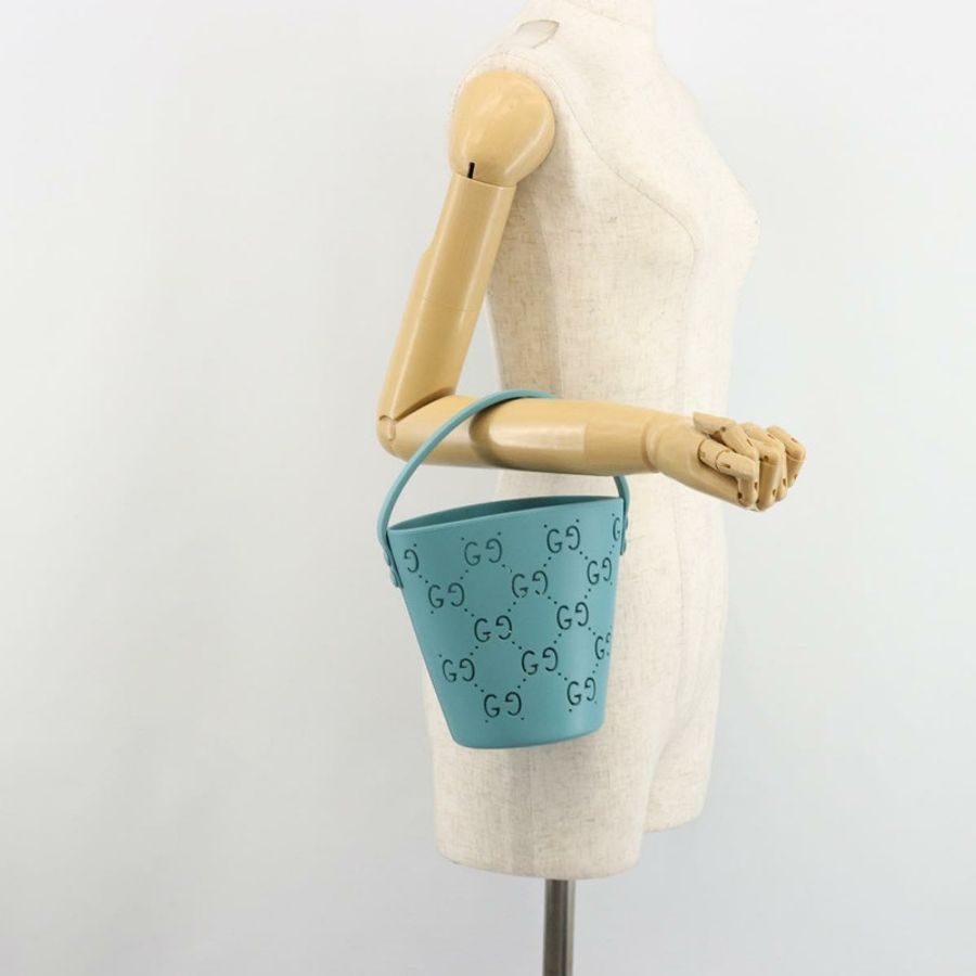 【日本直送】GUCCI 兒童手提包 橡膠材質 藍綠色 723051 正品 185604M-19