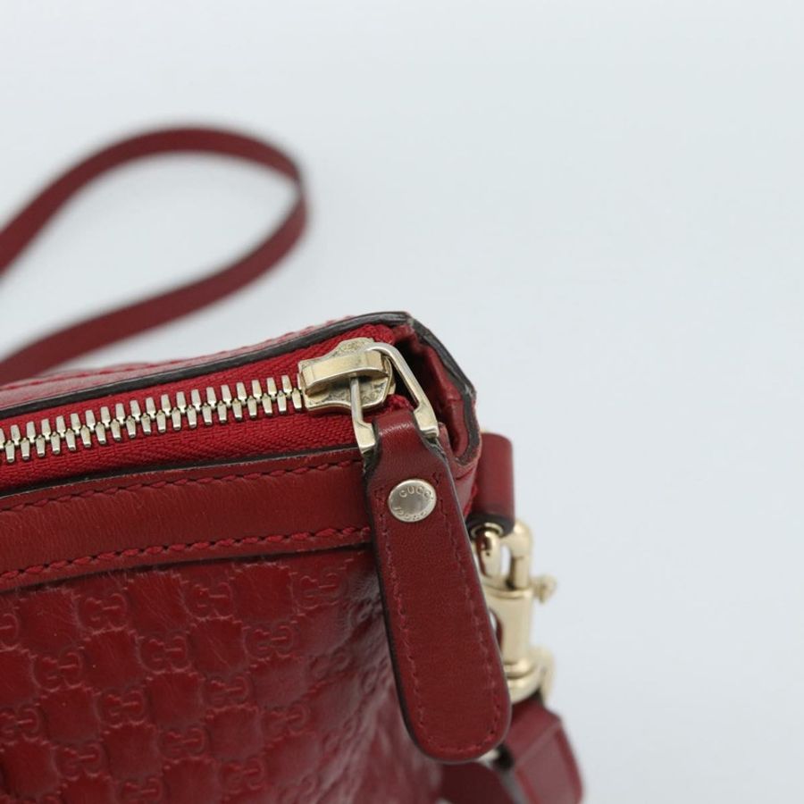 【日本直送】GUCCI Micro GG帆布手提包 2way 紅色金色 449656 正品 ka4811A-18