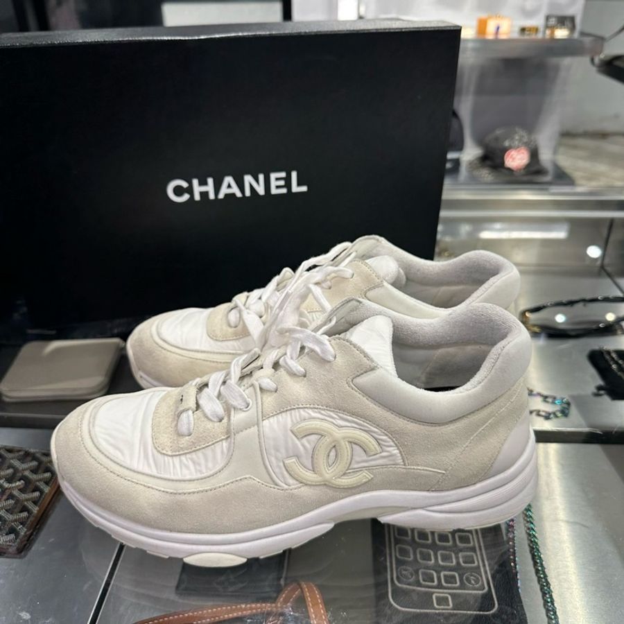 Chanel 經典全白運動鞋 稀有男尺|Classic Trend CT精品|台北東區實體-2