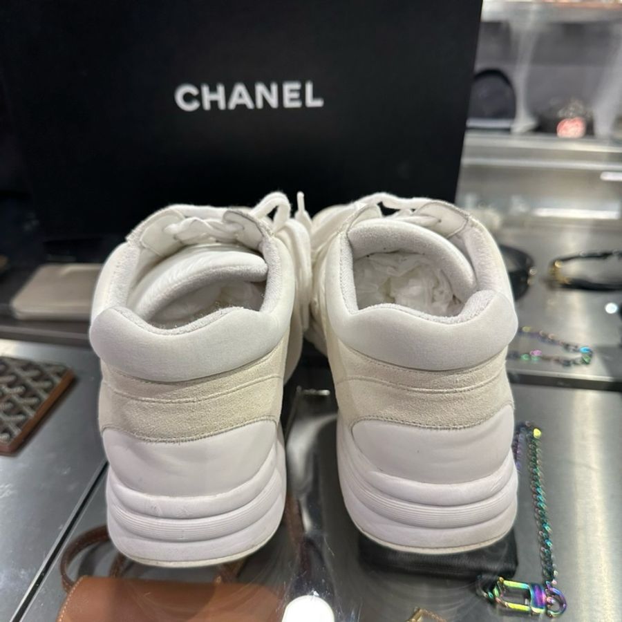 Chanel 經典全白運動鞋 稀有男尺|Classic Trend CT精品|台北東區實體-3