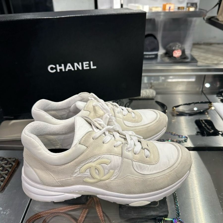 Chanel 經典全白運動鞋 稀有男尺|Classic Trend CT精品|台北東區實體-4