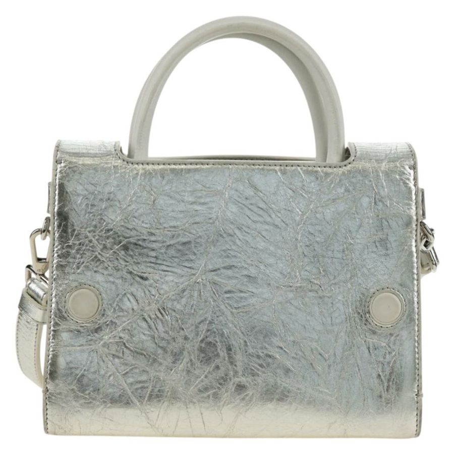 【日本直送】Christian Dior 皮革肩背包 銀色 正品 184980V-1