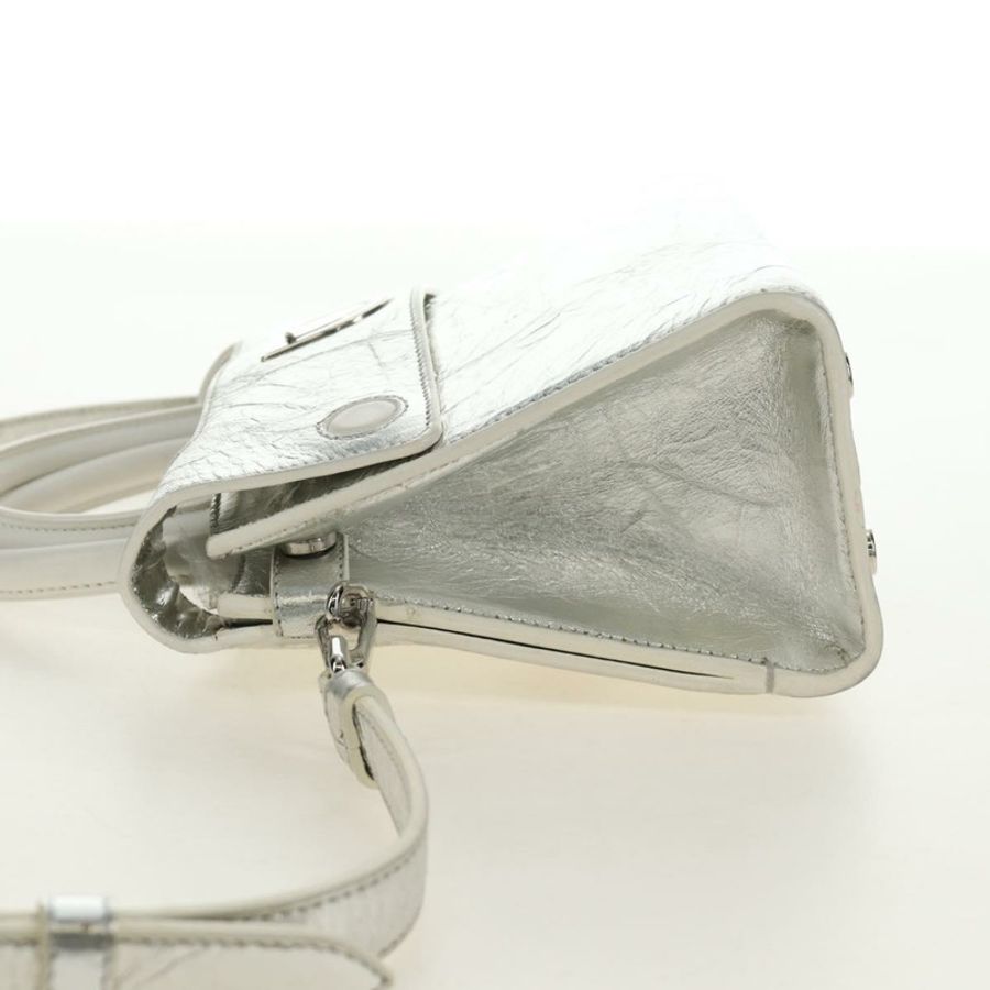 【日本直送】Christian Dior 皮革肩背包 銀色 正品 184980V-2
