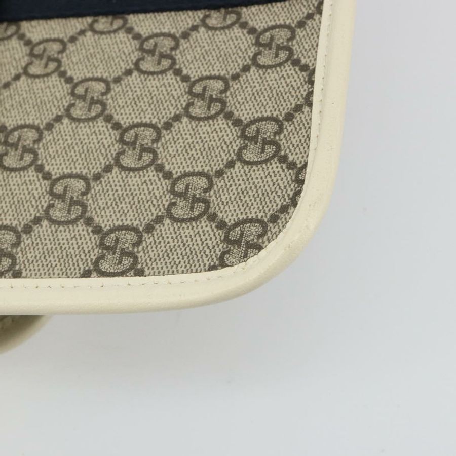【日本直送】GUCCI GG Supreme Sherry Line 腰包 PVC 米色 紅色 海軍藍 674081 正品 ka4820V-16