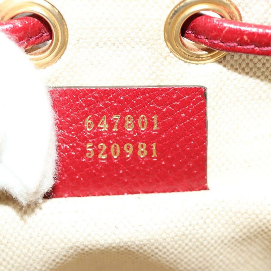 【日本直送】GUCCI GUCCI × Doraemon 聯名款 Micro GG Supreme 手提包 PVC 米色 金色 647801 正品 185900M-11