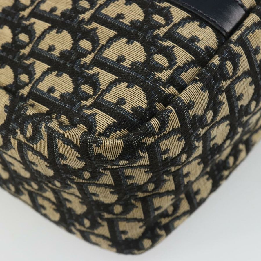 【日本直送】Christian Dior Trotter帆布迷你波士頓包 海軍藍 金色 正品 187362A-15