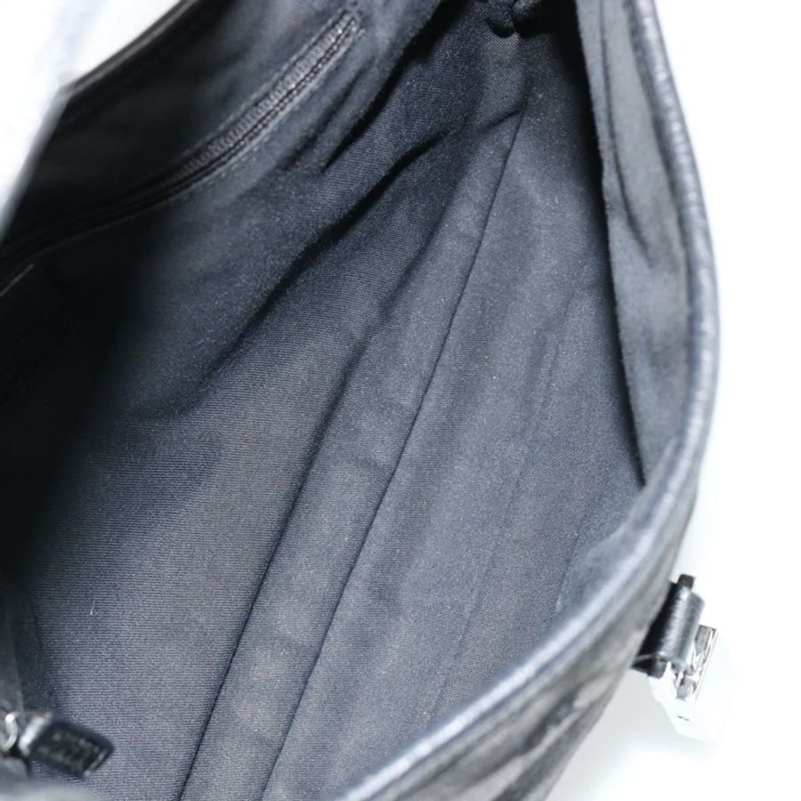 【日本直送】GUCCI GG帆布Jackie肩背包 黑色 銀色 00963 正品 186211V-9