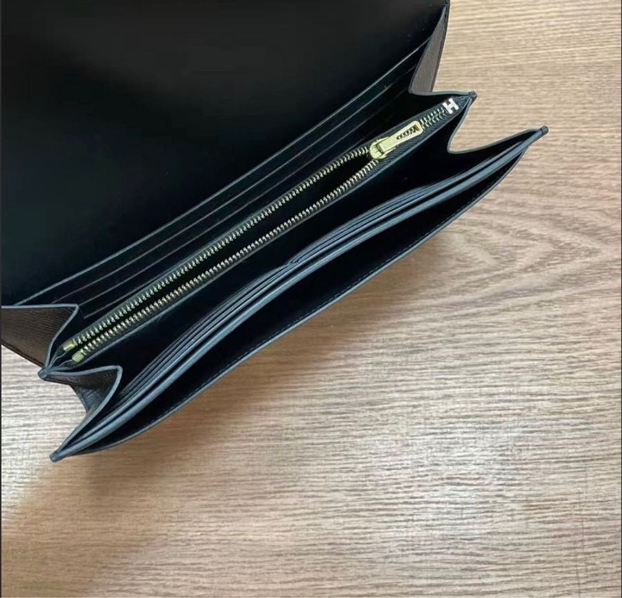 🌈Hermes🧡Constance Wallet長銀包🧡黑色玫瑰金扣🧡98.5新🌈Epsom皮🌟constancewallet🌟constance🌟愛馬仕🌟-3