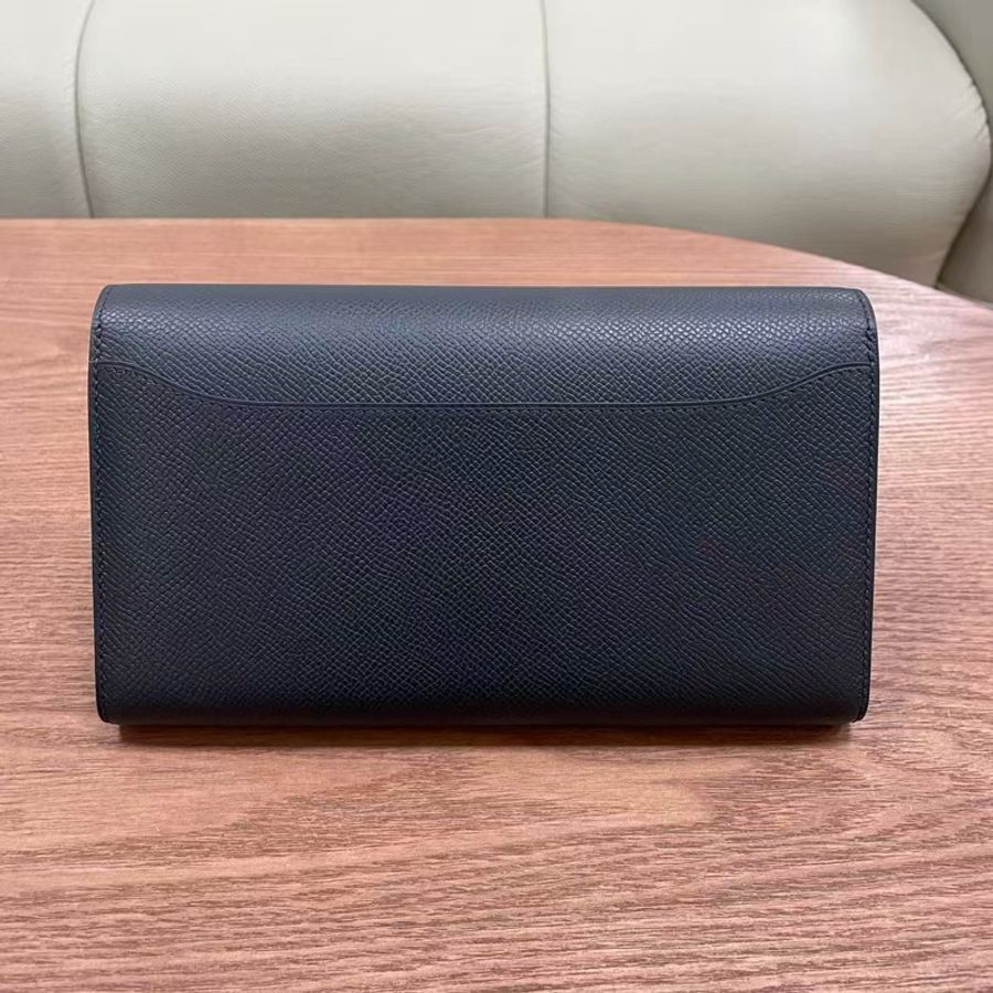 🌈Hermes🧡Constance Wallet長銀包🧡黑色玫瑰金扣🧡98.5新🌈Epsom皮🌟constancewallet🌟constance🌟愛馬仕🌟-7