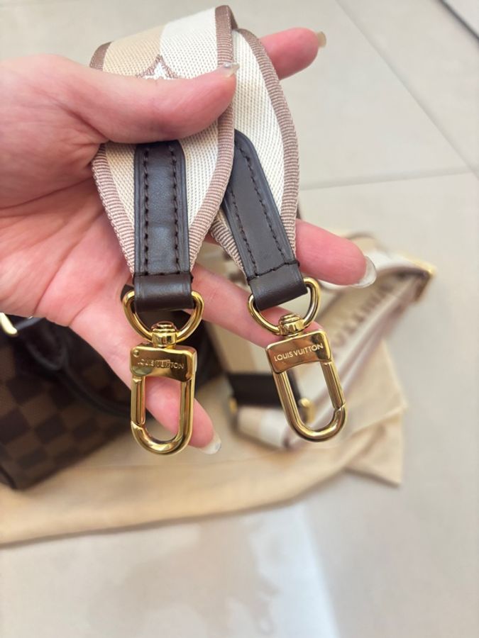 LV Louis Vuitton 棋盤格speedy 20芯片款-3