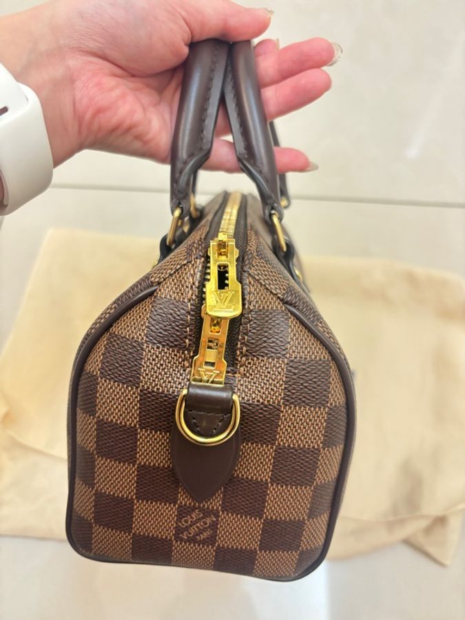 LV Louis Vuitton 棋盤格speedy 20芯片款-28