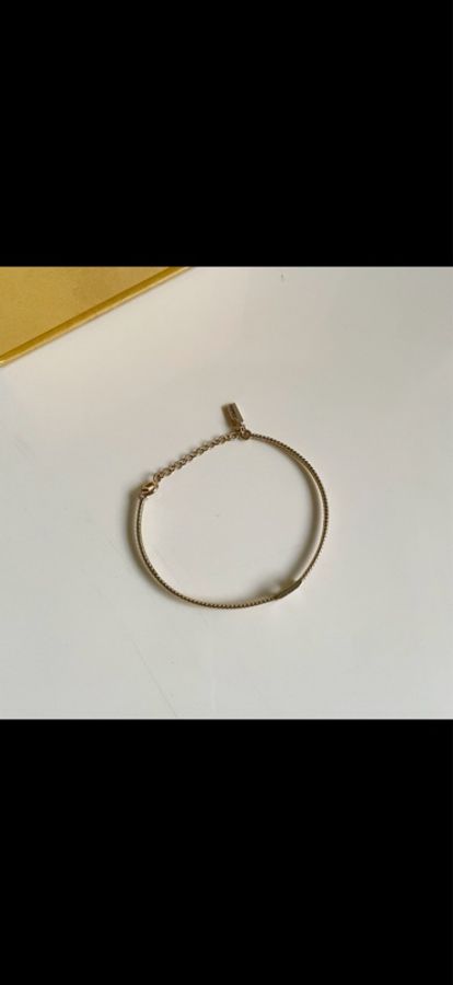 Fendi 雙F logo 異材質拼接手環手鏈-7