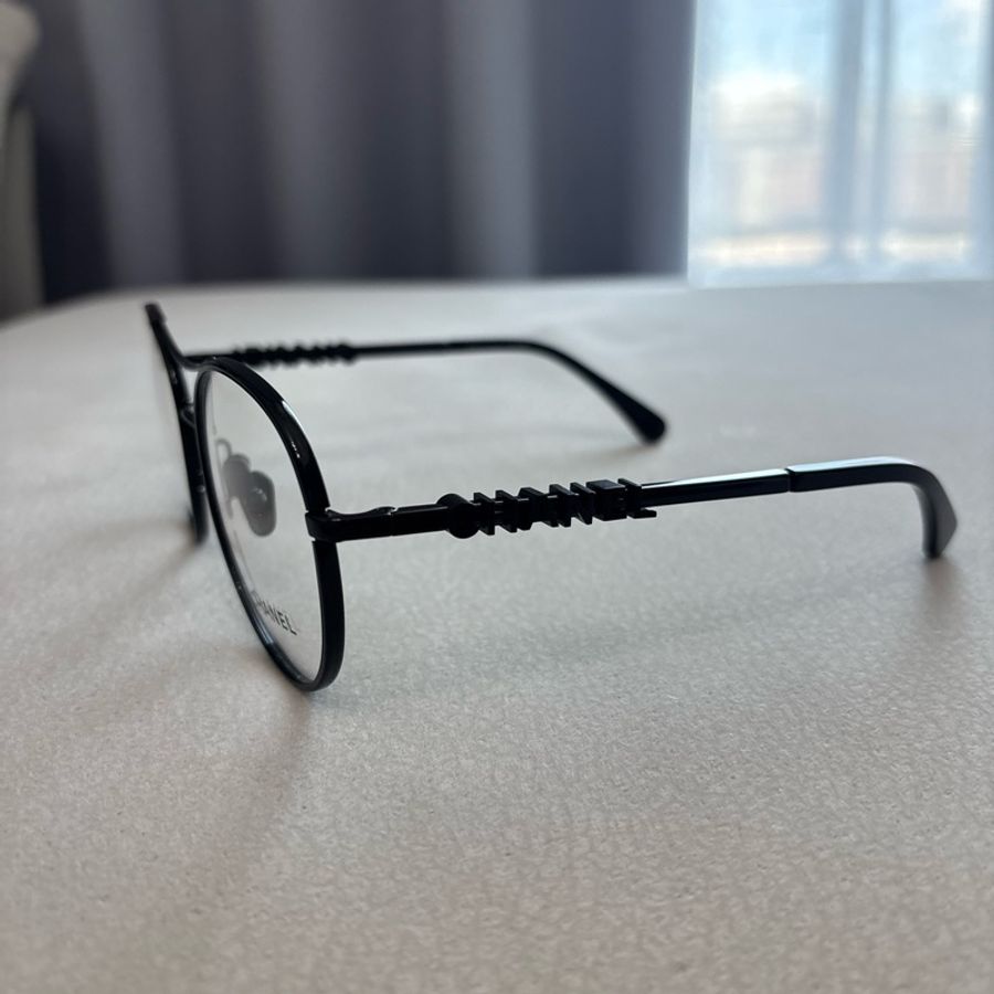 Chanel 香奈兒金屬飛官光學眼鏡2214 金屬黑字母-2