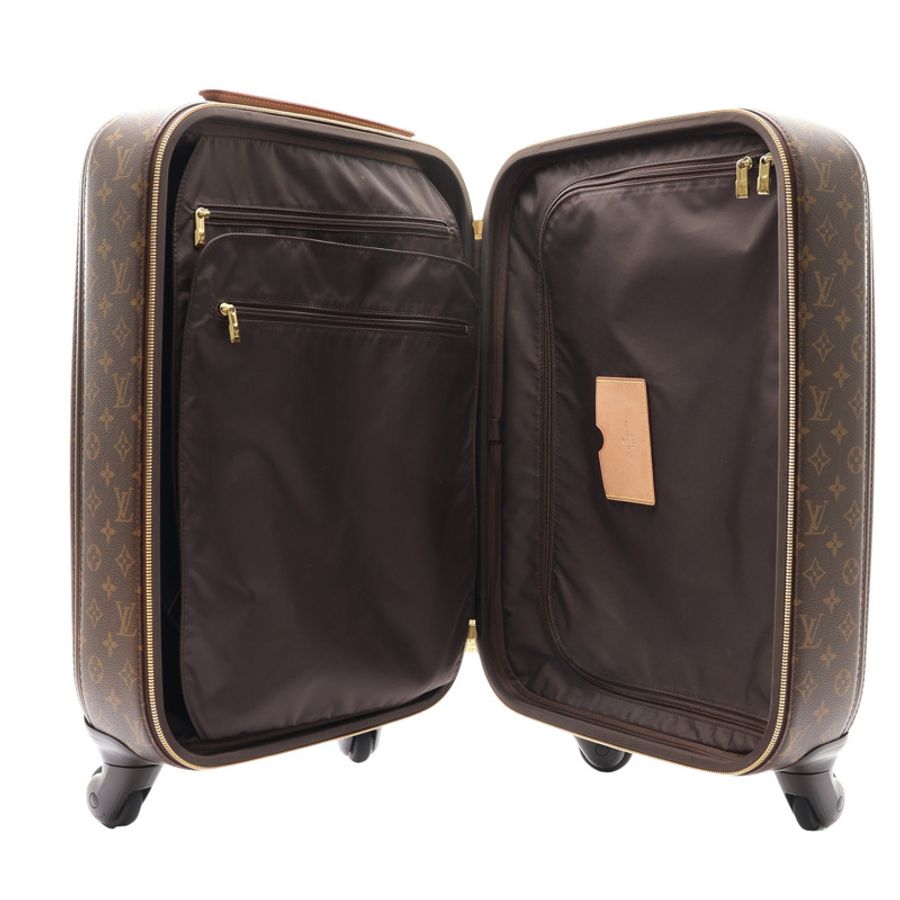 棕色 原花帆布 Zephyr 55 行李箱【LOUIS VUITTON LV 路易威登】 M23030-2