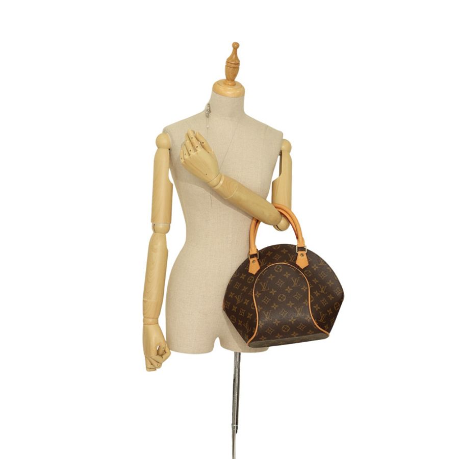 棕色 原花 帆布 Ellipse PM 手提包【LOUIS VUITTON LV 路易威登】 M51127-5