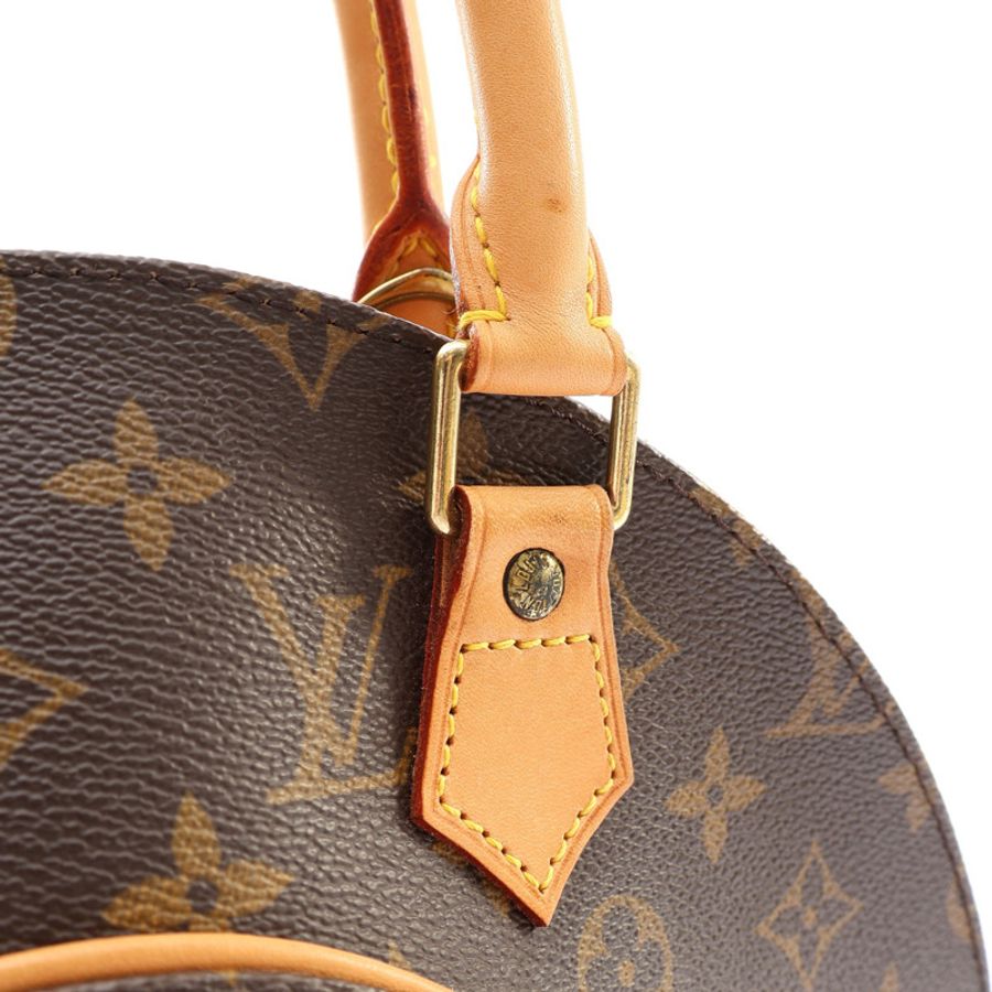 棕色 原花 帆布 Ellipse PM 手提包【LOUIS VUITTON LV 路易威登】 M51127-13